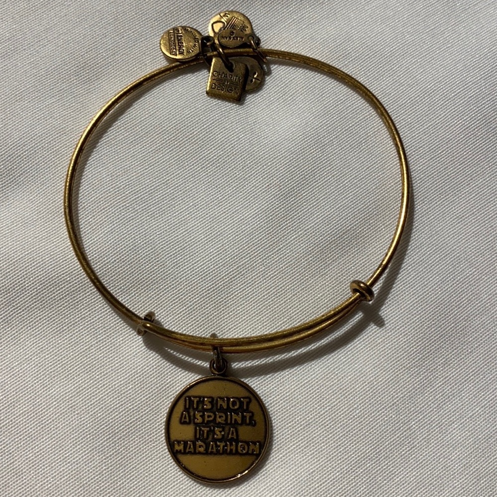 Alex and Ani Gold Marathon Bangle